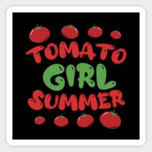 Tomato Girl Summer Magnet